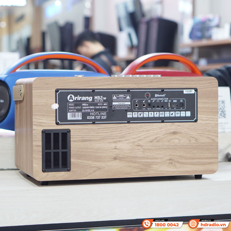 Loa Arirang MB2iw, Bass 20cm, Công suất 300W, Pin LiFePo4, Bluetooth 5.0, Livestream-7