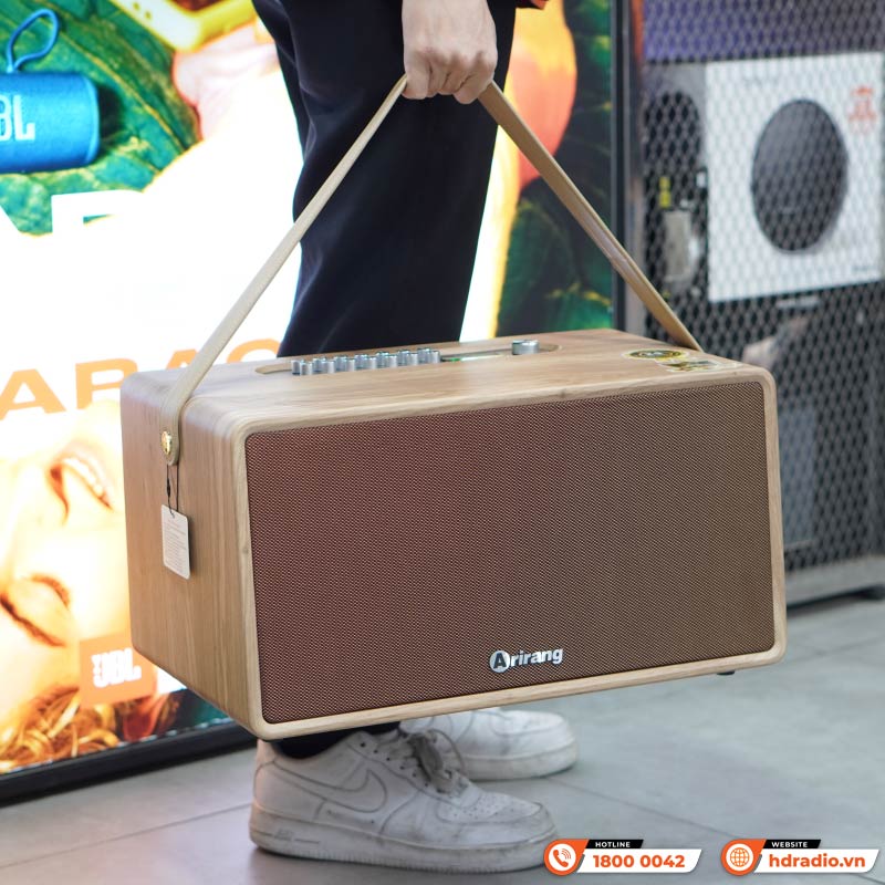 Loa Arirang MB2iw, Bass 20cm, Công suất 300W, Pin LiFePo4, Bluetooth 5.0, Livestream-5