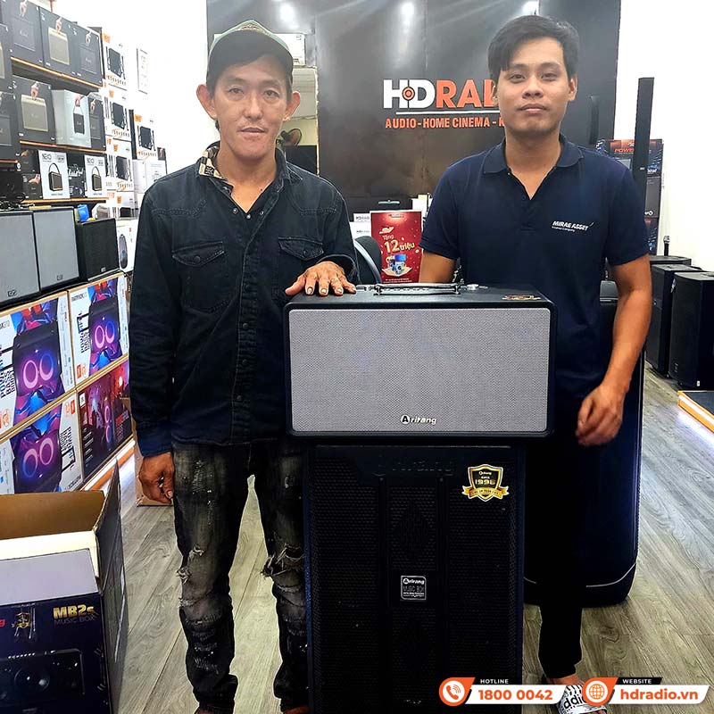 Loa Arirang MB2s, Bass 20cm, Công suất 270W, Bluetooth 5.0, Livestream, 2 Micro-12