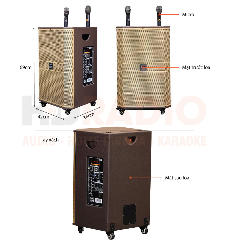 chú thích loa kéo Arirang MK40C chú thích loa kéo Arirang MK40C