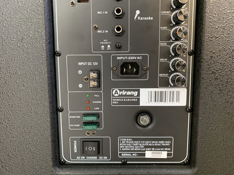 loa-keo-arirang-mk1-cac-phim-chuc-nang