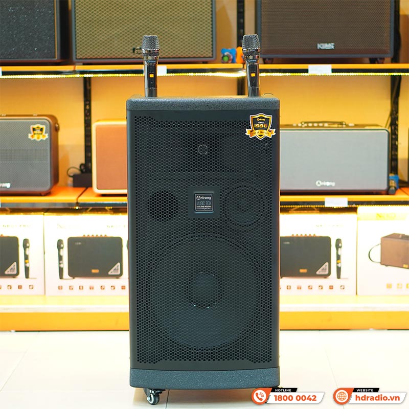 Loa Arirang MK6 MAX, Bass 40cm, Công suất RMS 400W, Bluetooth, Guitar, Kèm 2 micro-1