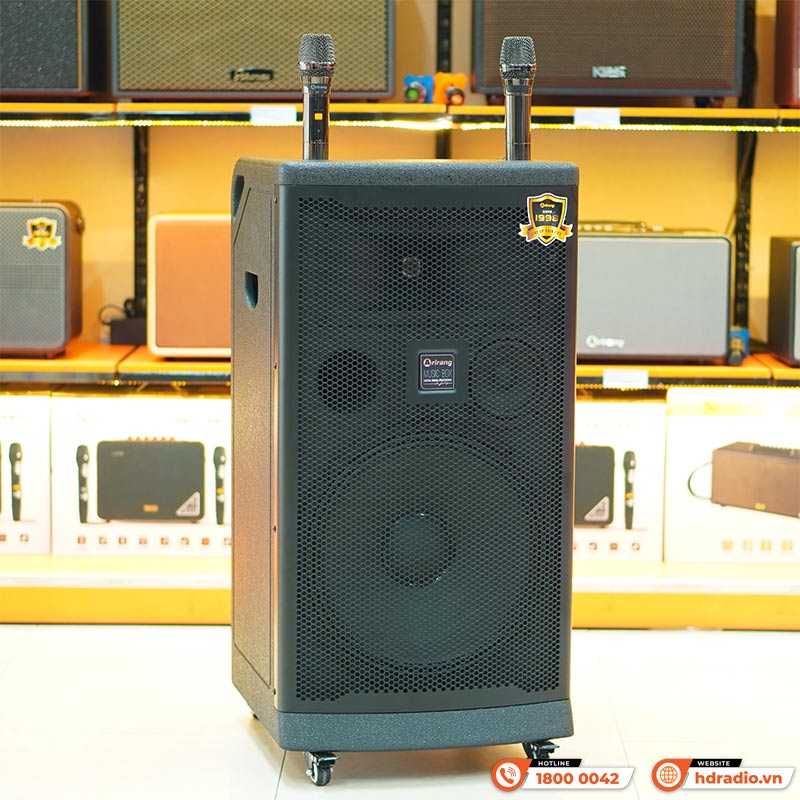 Loa Arirang MK6 MAX, Bass 40cm, Công suất RMS 400W, Bluetooth, Guitar, Kèm 2 micro-2