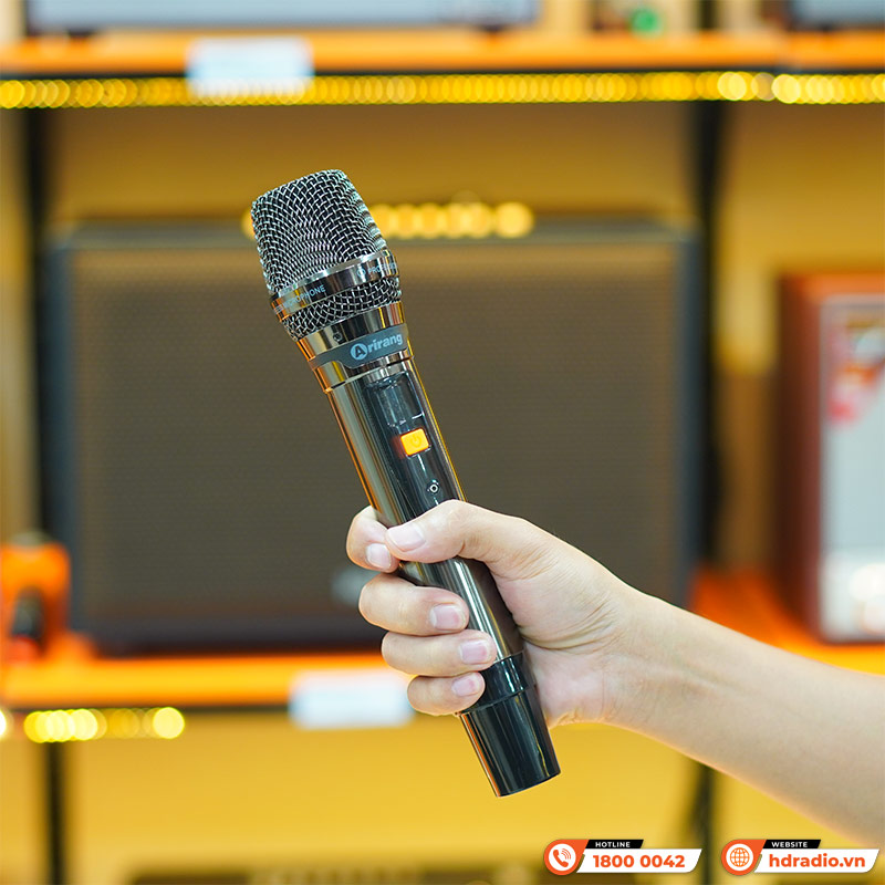 Loa Arirang MK6 MAX, Bass 40cm, Công suất RMS 400W, Bluetooth, Guitar, Kèm 2 micro-9