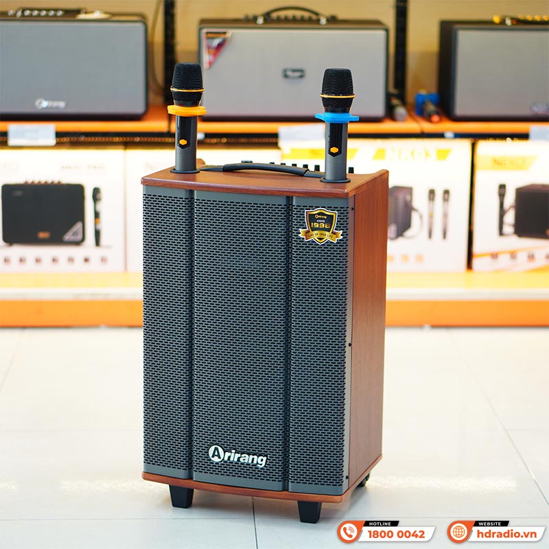 Loa Arirang MKS2.5, Bass 30cm, Công suất 100W, Bluetooth, USB, Guitar, Kèm 2 micro-2