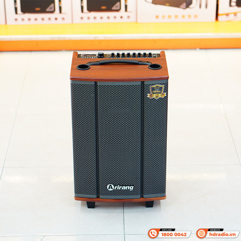 Loa Arirang MKS2.5, Bass 30cm, Công suất 100W, Bluetooth, USB, Guitar, Kèm 2 micro-8