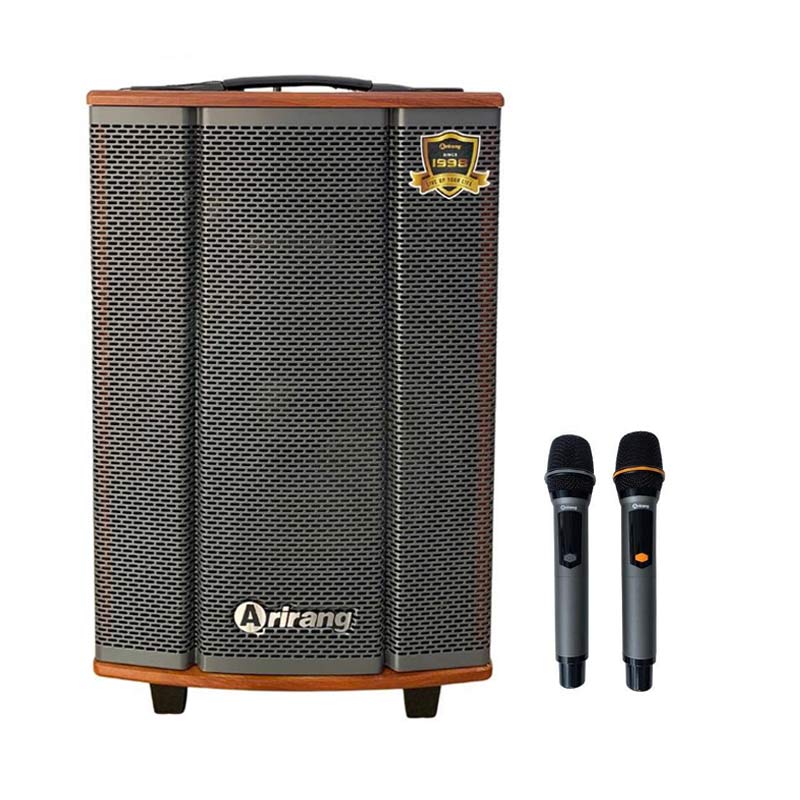 Loa Arirang MKS2.5, Bass 30cm, Công suất 100W, Bluetooth, USB, Guitar, Kèm 2 micro