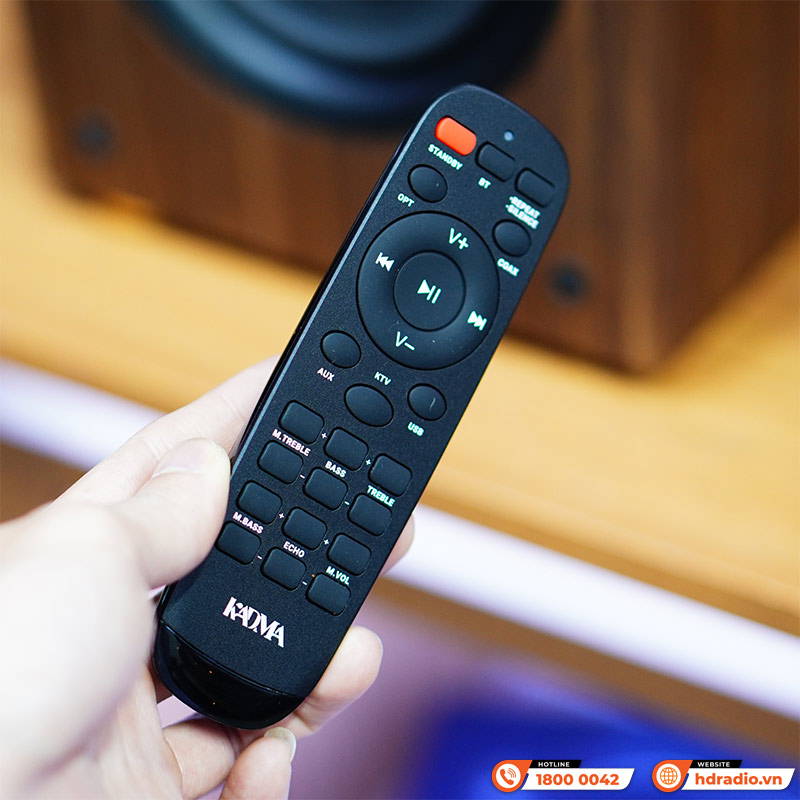 Dàn loa Kadma BS36i (Công suất 240W, Đi Kèm 2 mic, điều khiển, Bluetooth, Optical, Echo)-6