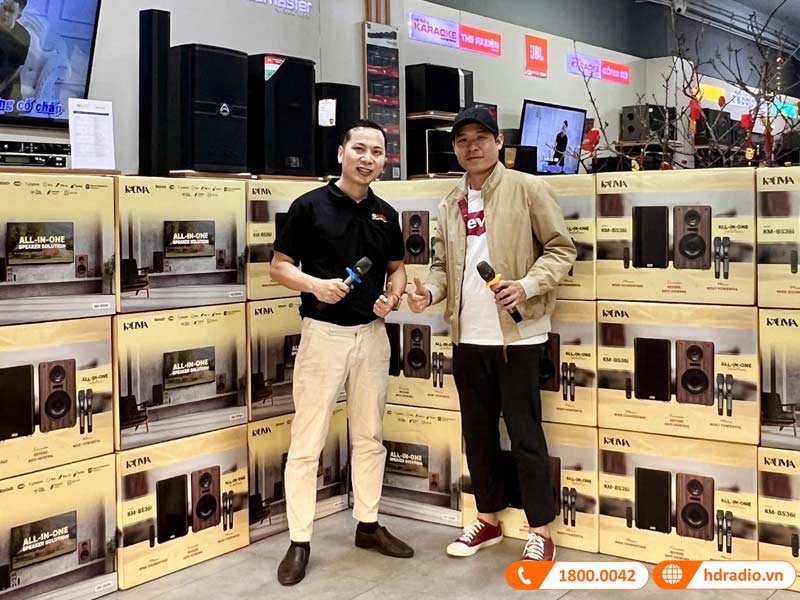 Dàn loa Kadma BS36i (Công suất 240W, Đi Kèm 2 mic, điều khiển, Bluetooth, Optical, Echo)-16