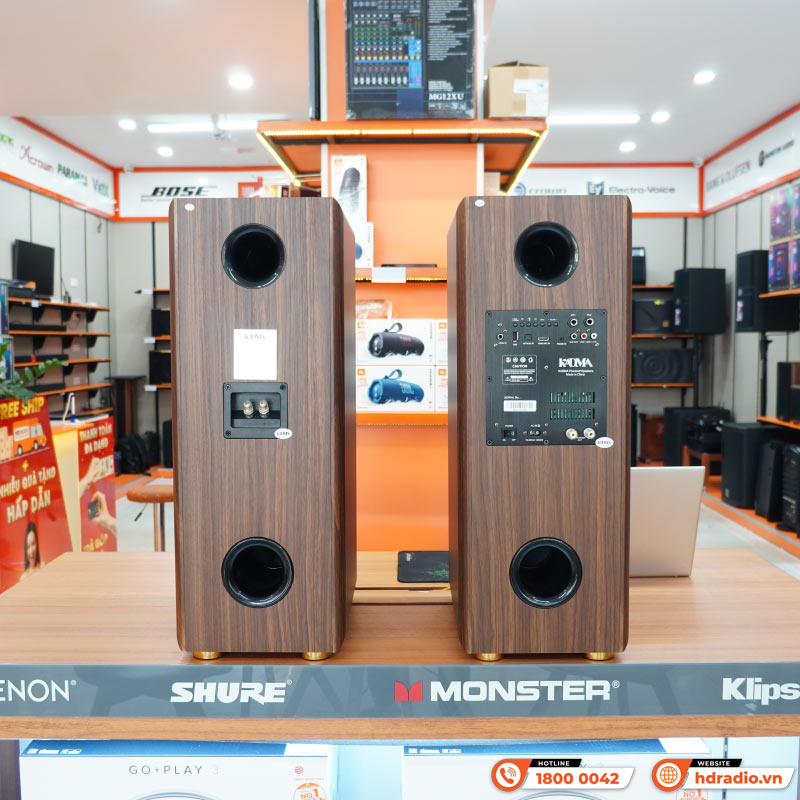Dàn loa Kadma BS56 ( 3 Đường Tiếng, Công Suất 300W, Bluetooth, Optical, HDMI, Kèm 2 mic, điều khiển )-4