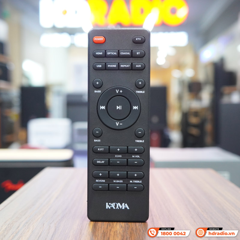 Dàn loa Kadma BS56 ( 3 Đường Tiếng, Công Suất 300W, Bluetooth, Optical, HDMI, Kèm 2 mic, điều khiển )-10