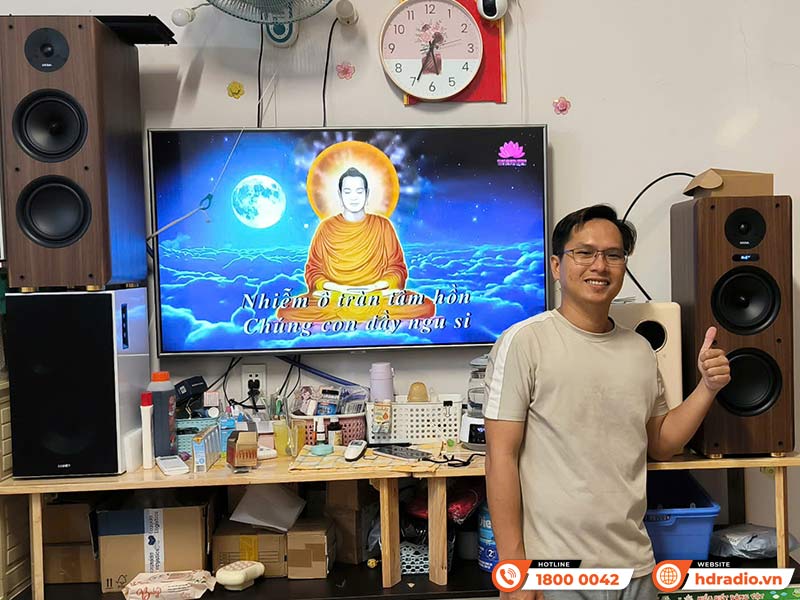 Dàn loa Kadma BS56 ( 3 Đường Tiếng, Công Suất 300W, Bluetooth, Optical, HDMI, Kèm 2 mic, điều khiển )-11