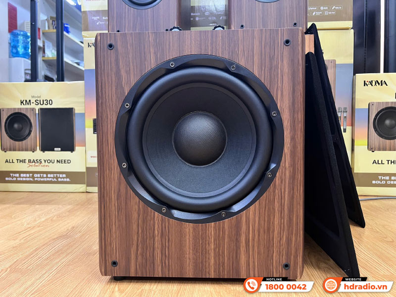 Loa sub Kadma SU30 (Bass 30cm, 500W, Độ nhạy 86dB, RCA)-2