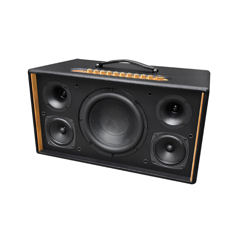 Loa Kadma KS68, Công suất 300W, PinTừ 3-5h, Bluetooth HDMI, USB, OTG/Live, Optical, Aux, Mic, Kèm 2 Mic-4