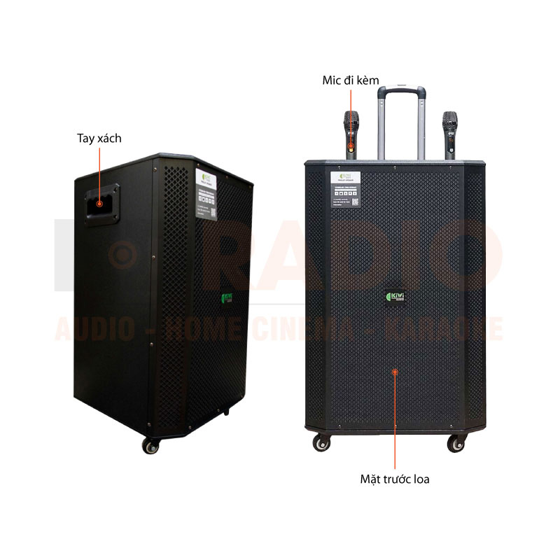 Chú thích Loa kéo Kiwi K6012