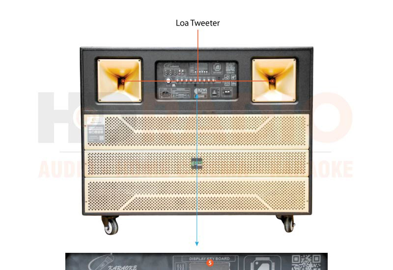 Chú thích Loa kéo Kiwi K240