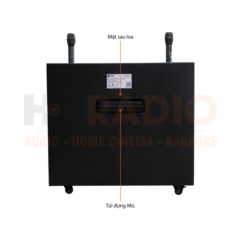 Chú thích Loa kéo Kiwi K7215