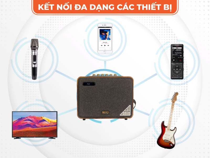 Loa di dong Neko NK01 ket noi da dang