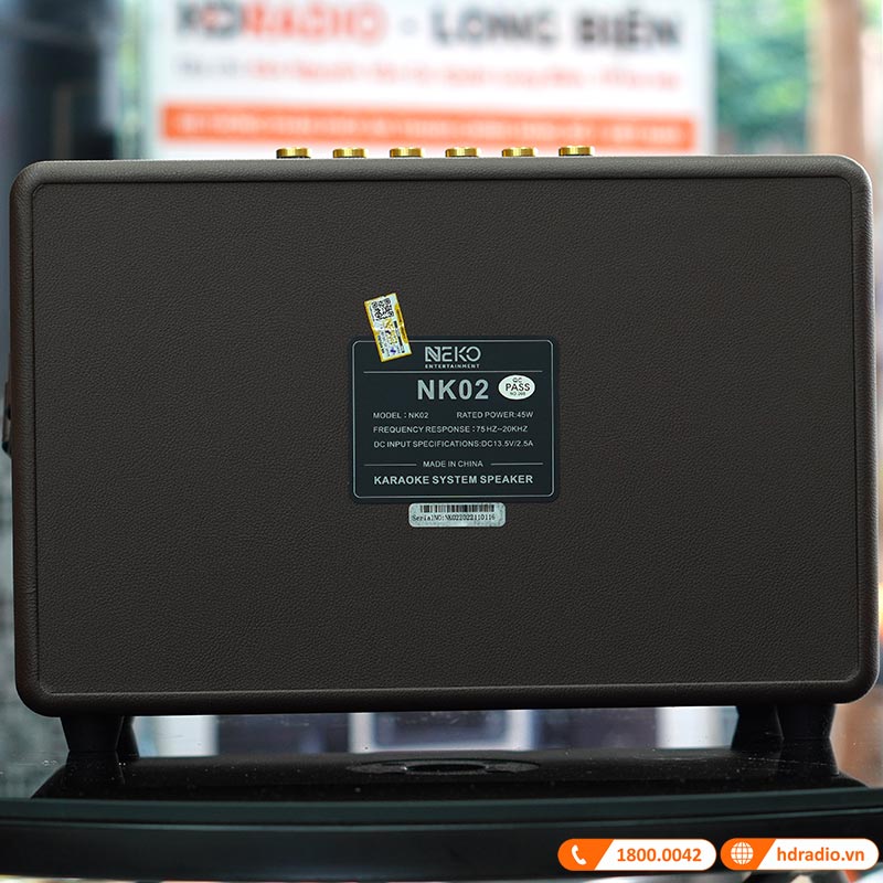 Loa Neko NK02, Công Suất 45W, Bass 16.5cm, Pin 4- 8h, Kèm 2 Tay Mic-13