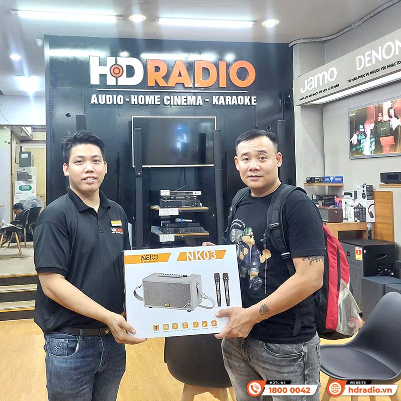 Loa Neko NK03, Công suất 80W, Bluetooth, Aux, Kèm 2 Micro-9