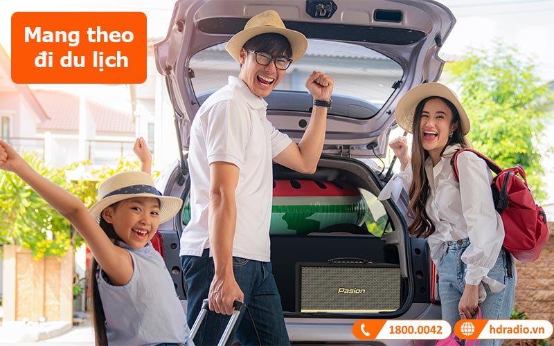 Loa Paramax Pasion 2 mang theo đi du lịch 