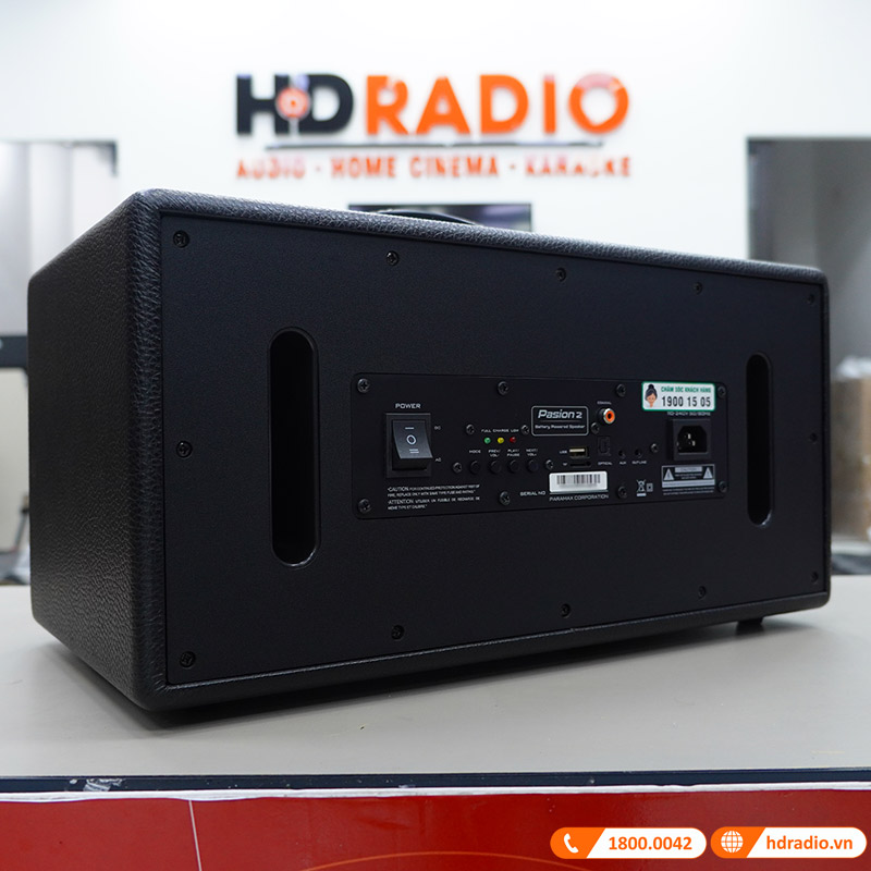 Loa Paramax Pasion 2, Công Suất 100W, Bluetooth 5.0, Pin 5 giờ, Optical, USB, AUX, Kèm 2 tay mic-8