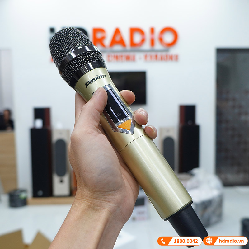 Loa Paramax Pasion 2, Công Suất 100W, Bluetooth 5.0, Pin 5 giờ, Optical, USB, AUX, Kèm 2 tay mic-12