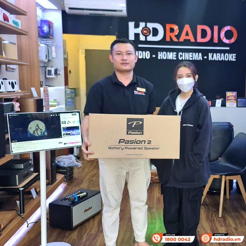 Loa Paramax Pasion 2, Công Suất 100W, Bluetooth 5.0, Pin 5 giờ, Optical, USB, AUX, Kèm 2 tay mic-4