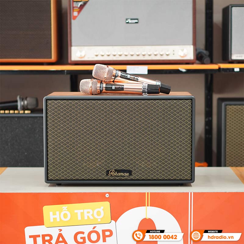 Loa Paramax Aura, Công suất 250W, Pin Từ 3-5 Giờ, Bluetooth 5.3, USB, HDMI (ARC), Optical, AUX, Kèm 2 Micro-1