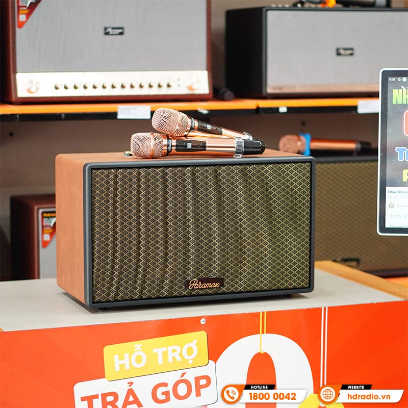 Loa Paramax Aura, Công suất 250W, Pin Từ 3-5 Giờ, Bluetooth 5.3, USB, HDMI (ARC), Optical, AUX, Kèm 2 Micro-2