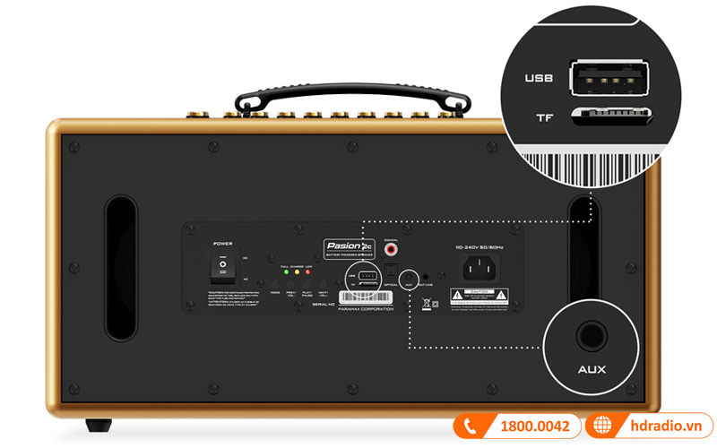 Loa Paramax Pasion 2C