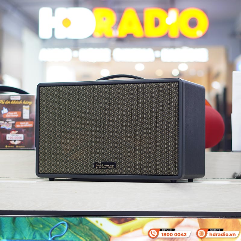 Loa Paramax Saga, Bass 20cm, Công suất 300W, Bluetooth 5.3, Kèm 2 tay micro (NEW 2025)-2
