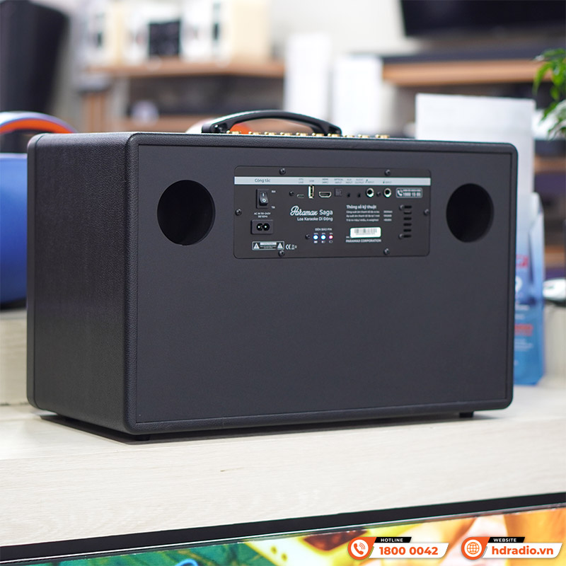 Loa Paramax Saga, Bass 20cm, Công suất 300W, Bluetooth 5.3, Kèm 2 tay micro (NEW 2025)-5