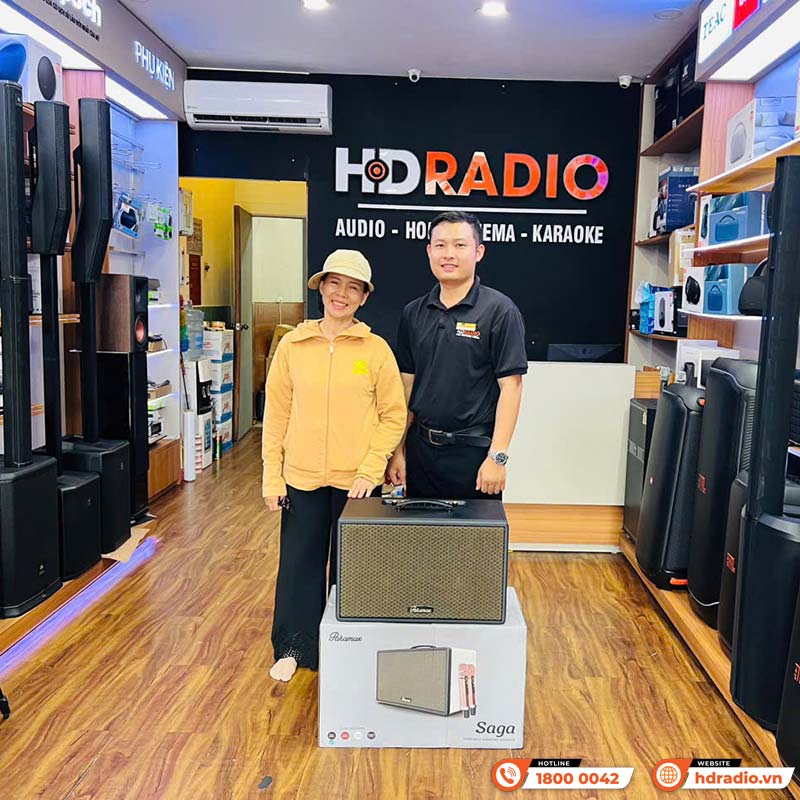 Loa Paramax Saga, Bass 20cm, Công suất 300W, Bluetooth 5.3, Kèm 2 tay micro (NEW 2025)-13