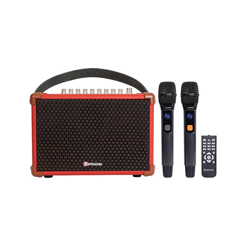 Loa Sumico Bella 42 Chính Hãng, Pin 8h, Công Suất 100W, Bluetooth, AUX, USB, Optical, HDMI, Kèm 2 Micro-1