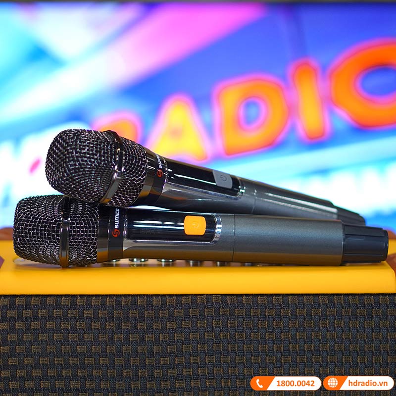 Loa Sumico Bella 42 Chính Hãng, Pin 8h, Công Suất 100W, Bluetooth, AUX, USB, Optical, HDMI, Kèm 2 Micro-19