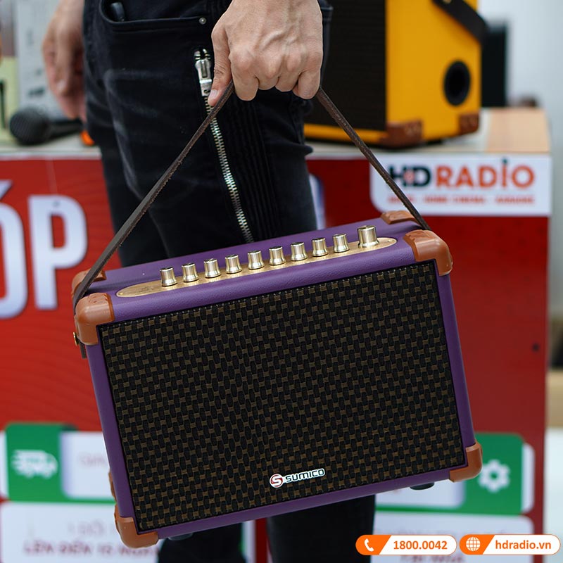 Loa Sumico Bella 42 Chính Hãng, Pin 8h, Công Suất 100W, Bluetooth, AUX, USB, Optical, HDMI, Kèm 2 Micro-22