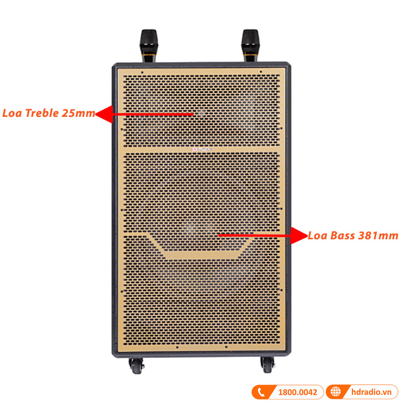 chất âm tuyệt vời, mạnh mẽ