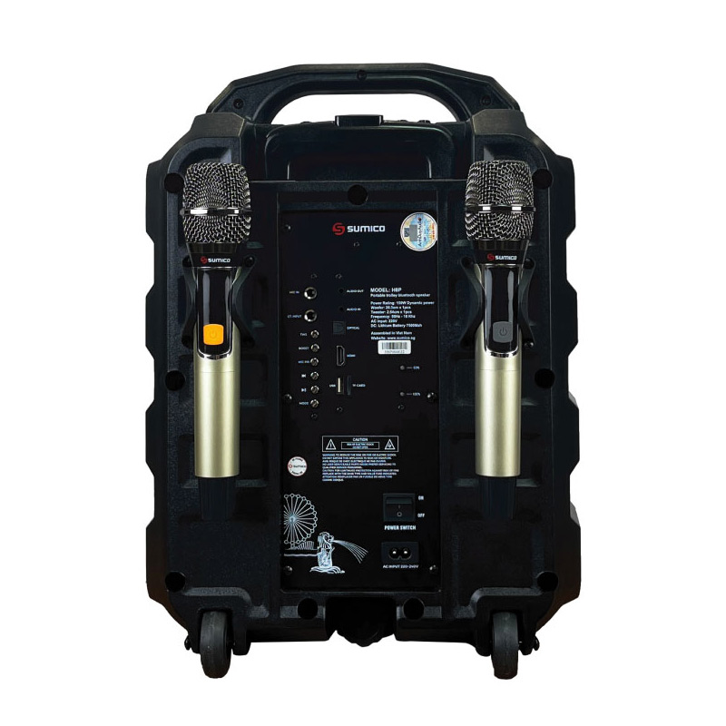 Loa Sumico H8P, Bass 20cm, 100W, Pin 8h, Bluetooth 5.0-4