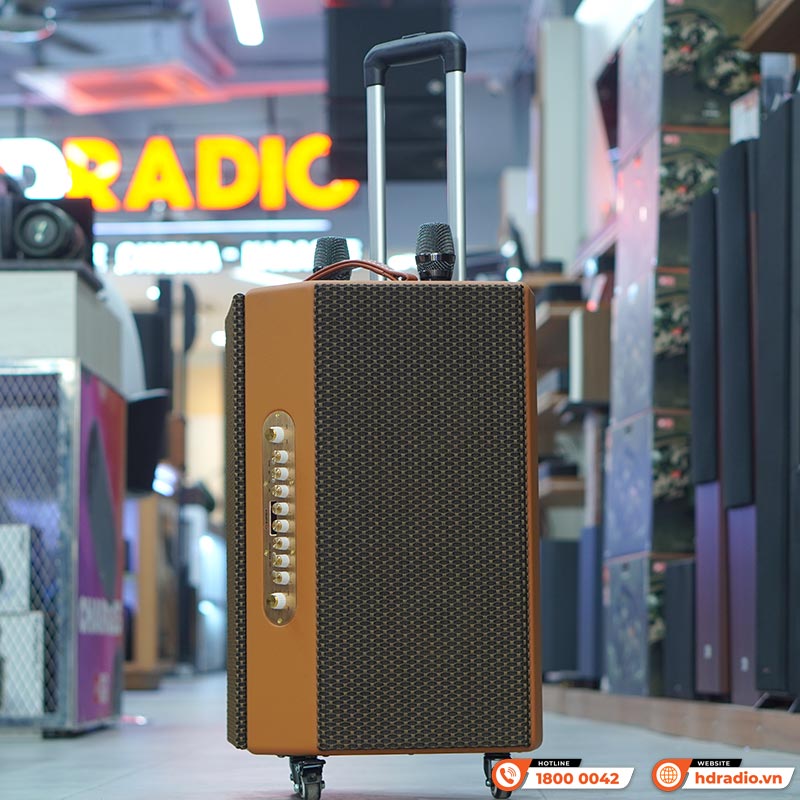 Loa Sumico Hexagon Plus, Bass 16.5cm, Công suất 250W, Pin 8h, Đa Hướng, Kèm 2 Micro-2