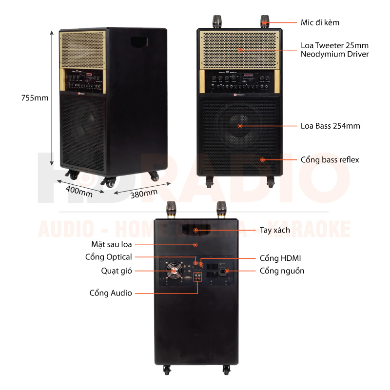 Chú thích Loa Sumico Mobile Station 10