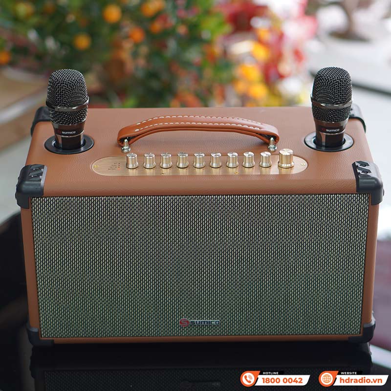 Loa Sumico BT S52, Bass 13.2cm, 100W, Pin 8H-9