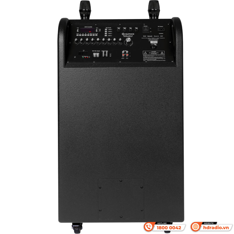 Loa Sumico DSP40 (Bass 40cm, 350W, 30Hz - 20KHz, Pin 8H, Bluetooth 5.0, USB, RCA, TF)-6