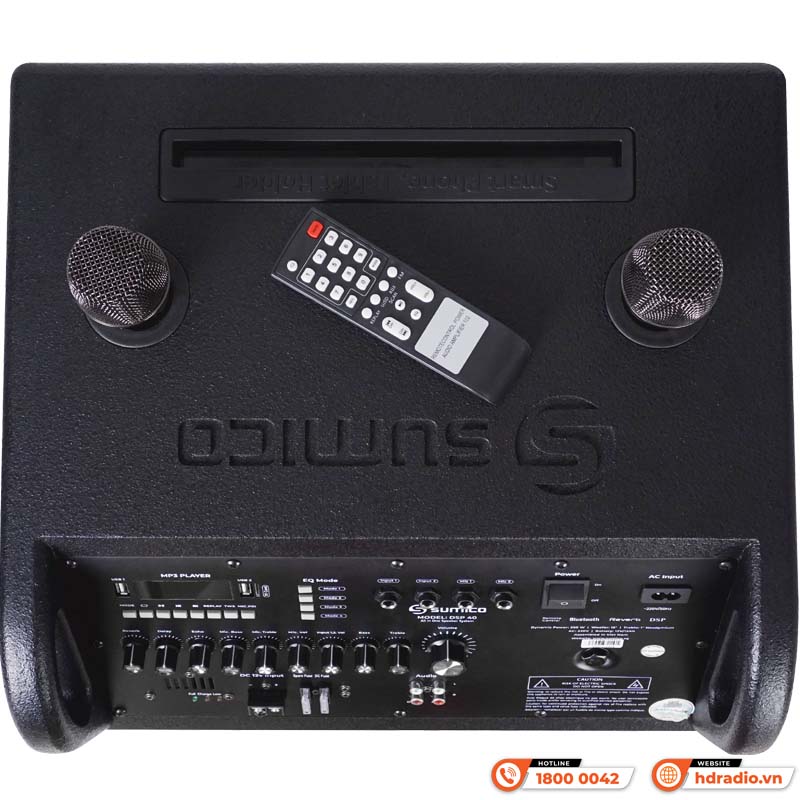 Loa Sumico DSP40 (Bass 40cm, 350W, 30Hz - 20KHz, Pin 8H, Bluetooth 5.0, USB, RCA, TF)-8