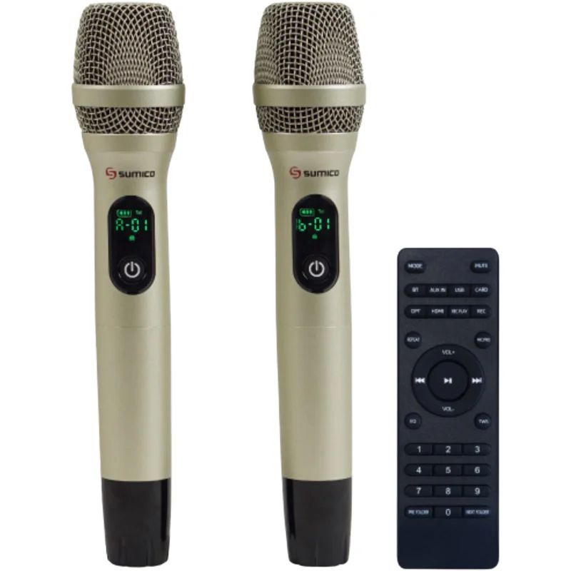 Loa Sumico Touring 1026, Bass 25cm x2, Công suất 400W, Tần số 30Hz – 20kHz, Bluetooth 5.0, Optical, USB, Kèm 2 MIC-6