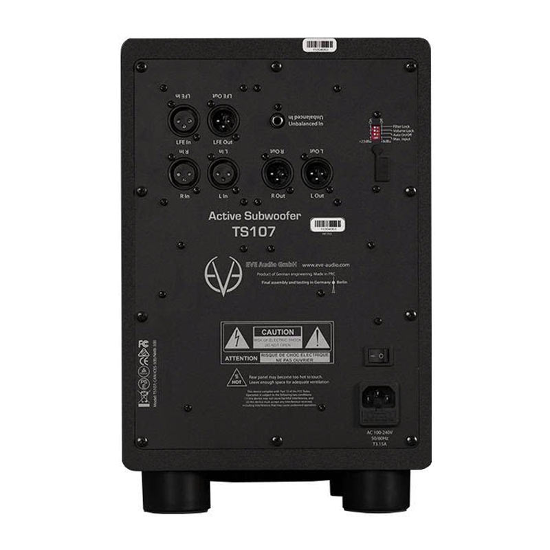 Loa sub EVE Audio TS107, Bass 16.5 cm, Công suất 100W-4