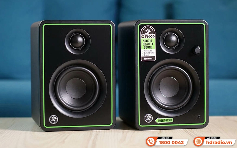 Loa kiểm âm Mackie CR4-XBT sở hữu cấu hình âm thanh mạnh mẽ Loa kiểm âm Mackie CR4-XBT