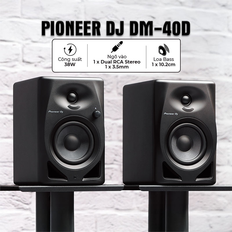 Đặc điểm nổi bật của Loa kiểm âm Pioneer DJ DM-40D