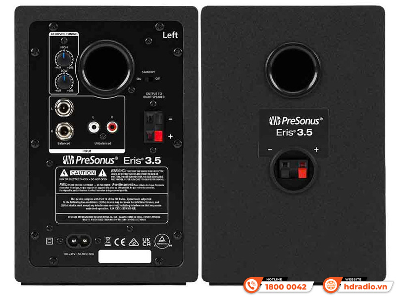 Điều khiển Loa PreSonus Eris 3.5 2nd Gen