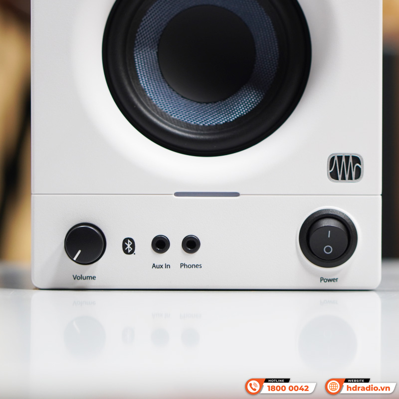 Loa kiểm âm PreSonus Eris 3.5bt Gen 2, Bluetooth 5.0, Công suất 50W, RCA, TRS, AUX-4